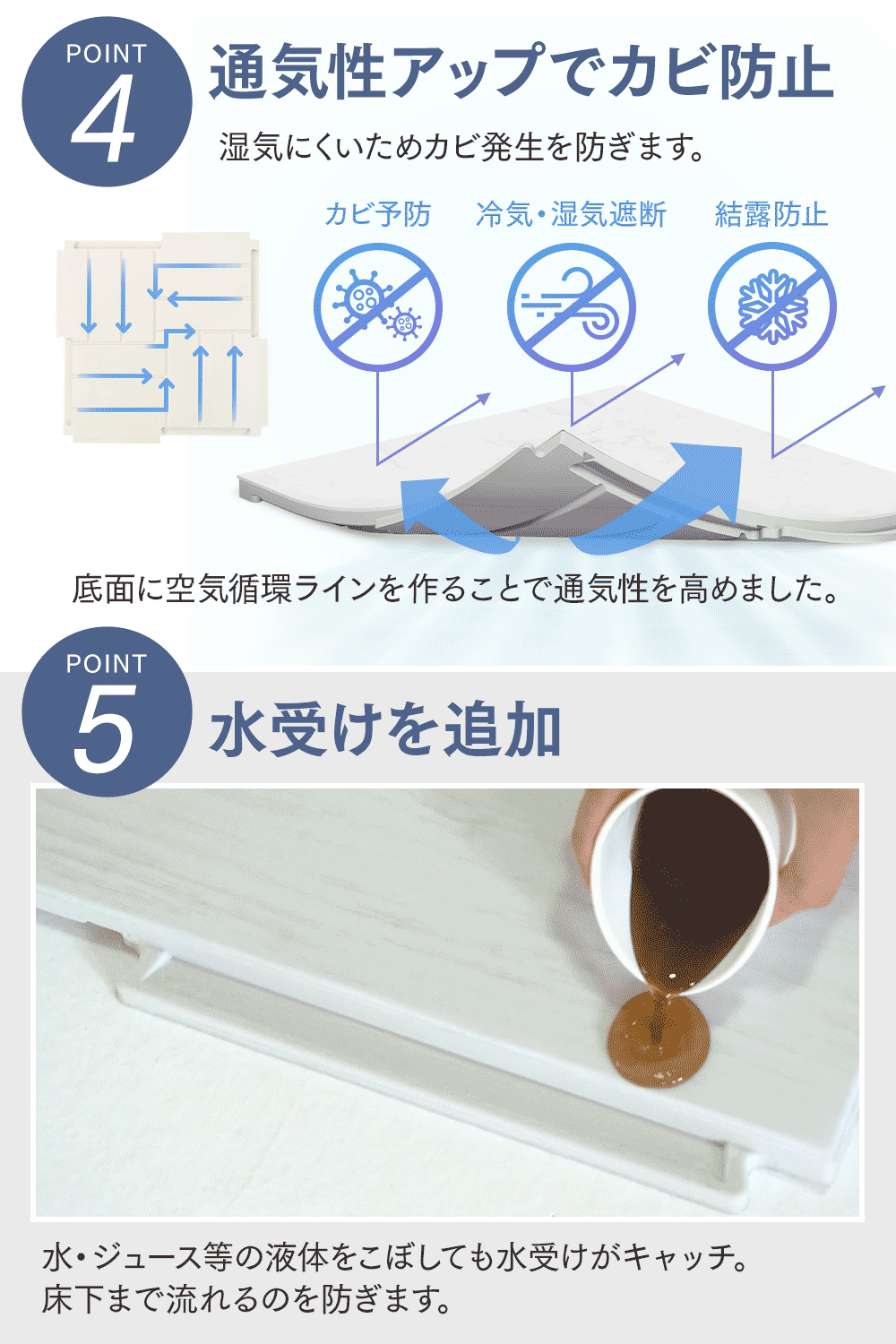 【大判 50cm】ジョイントマット パズルマット 厚手 2.3cm - NEW TPUマット (24枚)